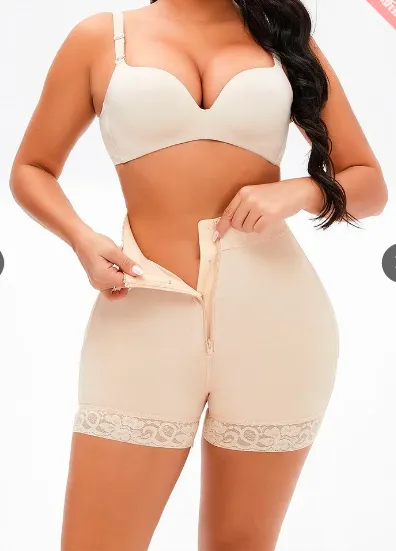 Picture of Slim-fit waist-lifting pants (beige/L)